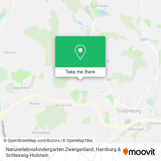 Naturerlebniskindergarten Zwergenland map