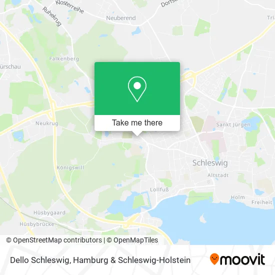 Карта Dello Schleswig