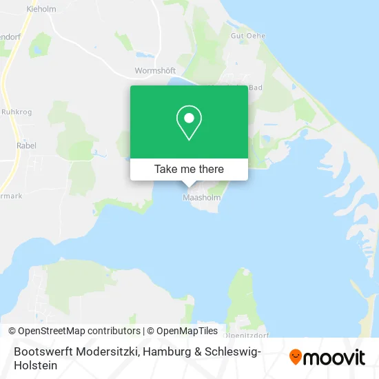 Карта Bootswerft Modersitzki