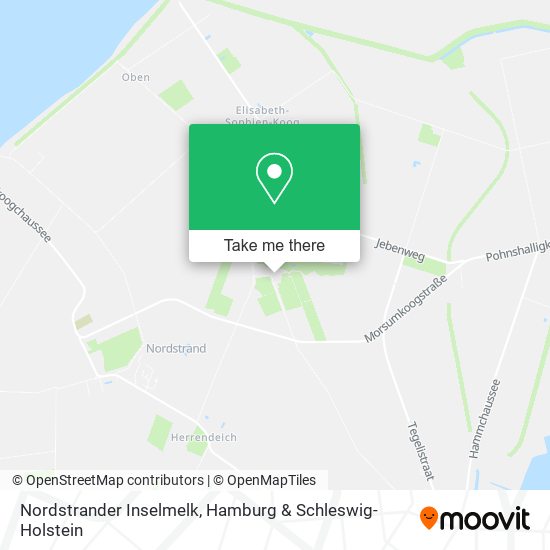 Nordstrander Inselmelk map