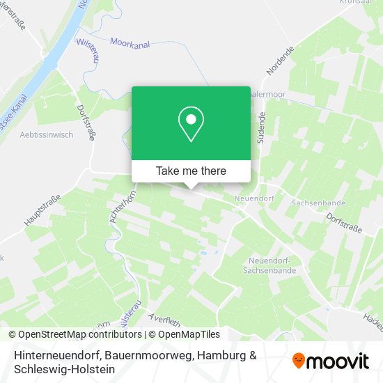 Hinterneuendorf, Bauernmoorweg map