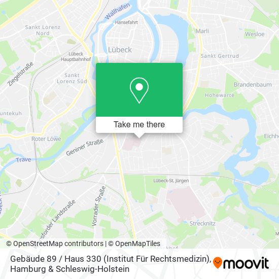 Gebäude 89 / Haus 330 (Institut Für Rechtsmedizin) map