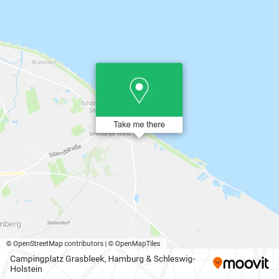Карта Campingplatz Grasbleek