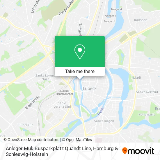 Карта Anleger Muk Busparkplatz Quandt Line