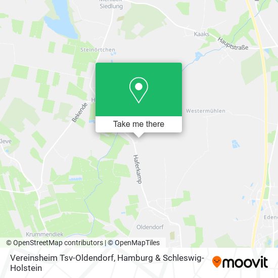 Vereinsheim Tsv-Oldendorf map