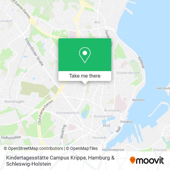 Kindertagesstätte Campus Krippe map