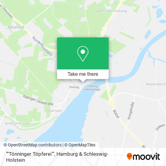 Карта ""Tönninger Töpferei""