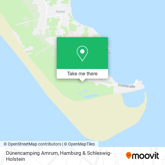 Dünencamping Amrum map