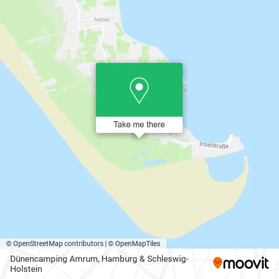 Карта Dünencamping Amrum