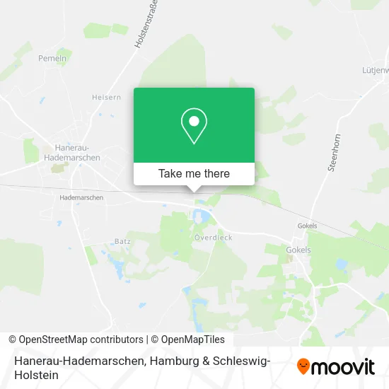 Карта Hanerau-Hademarschen