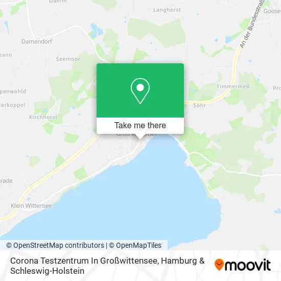Карта Corona Testzentrum In Großwittensee