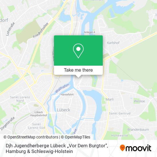 Djh Jugendherberge Lübeck „Vor Dem Burgtor“ map