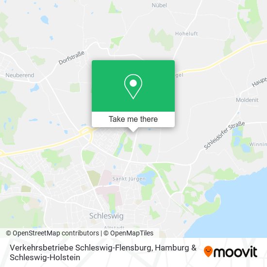 Карта Verkehrsbetriebe Schleswig-Flensburg