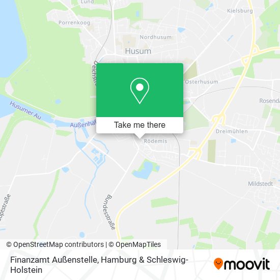 Finanzamt Außenstelle map