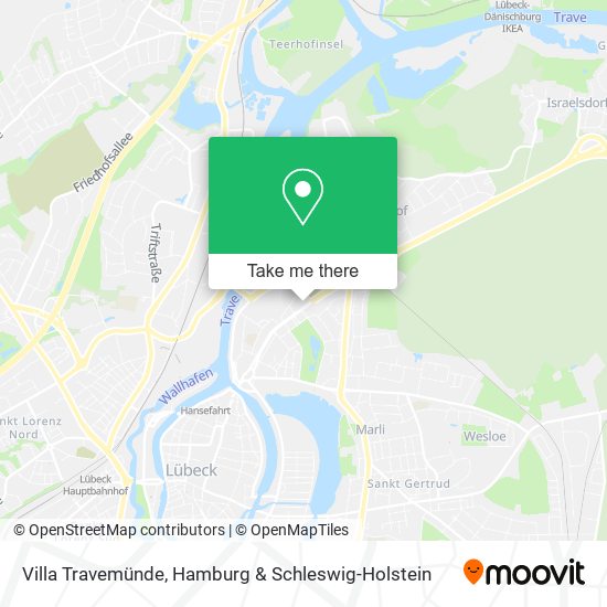 Villa Travemünde map