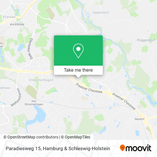 Paradiesweg 15 map