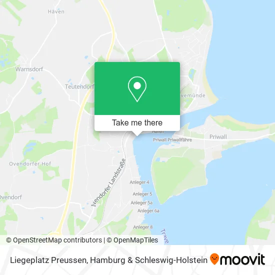 Карта Liegeplatz Preussen