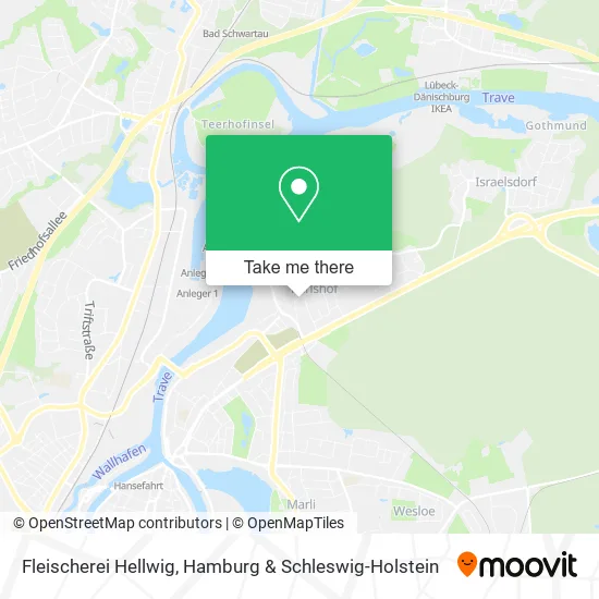 Карта Fleischerei Hellwig