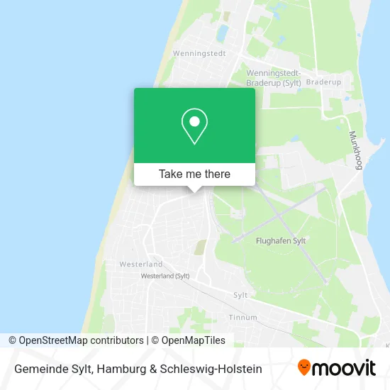 Карта Gemeinde Sylt