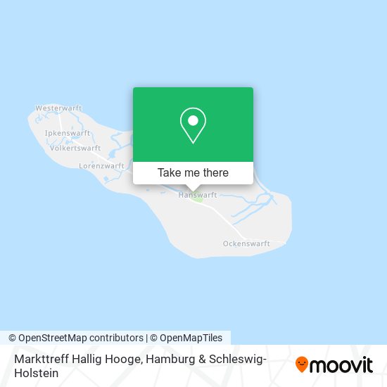 Markttreff Hallig Hooge map