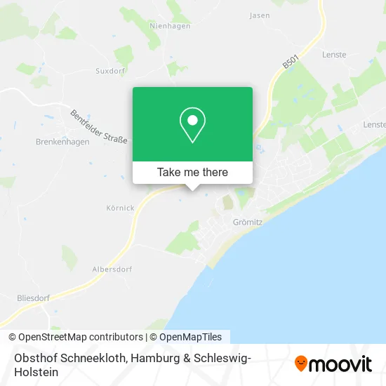 Карта Obsthof Schneekloth