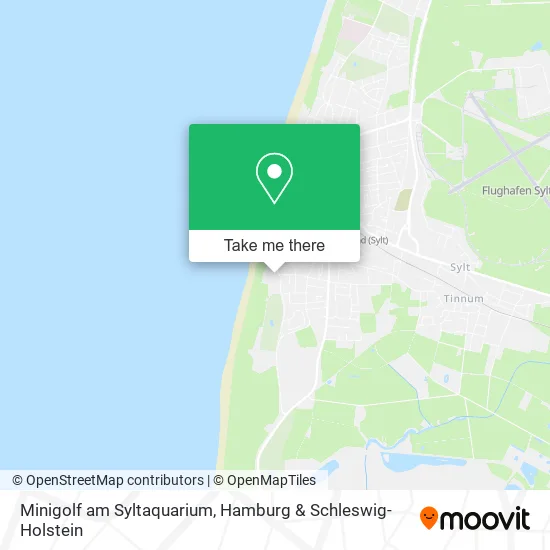 Карта Minigolf am Syltaquarium