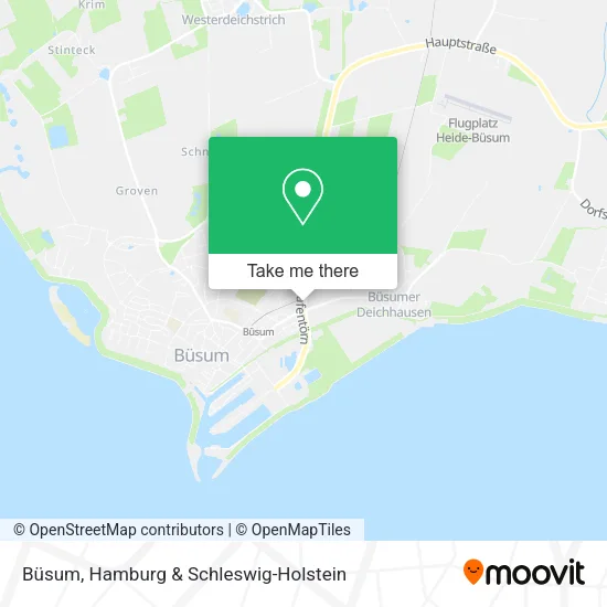 Карта Büsum