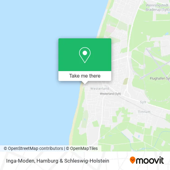Inga-Moden map