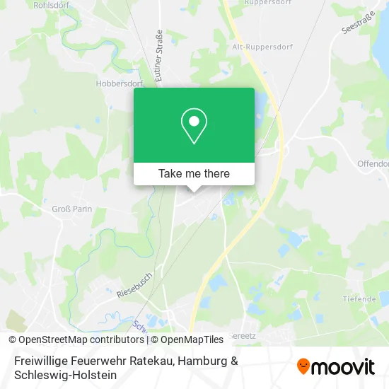 Freiwillige Feuerwehr Ratekau map