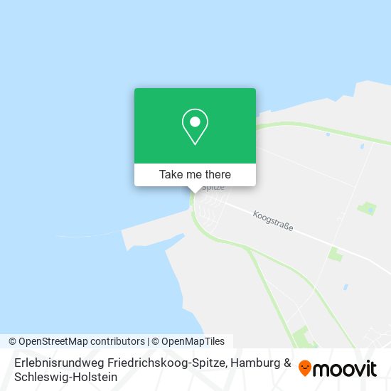 Карта Erlebnisrundweg Friedrichskoog-Spitze