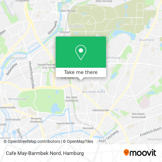 Cafe May-Barmbek Nord map