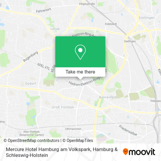 Mercure Hotel Hamburg am Volkspark map