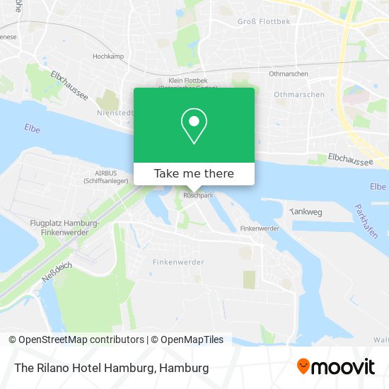 The Rilano Hotel Hamburg map