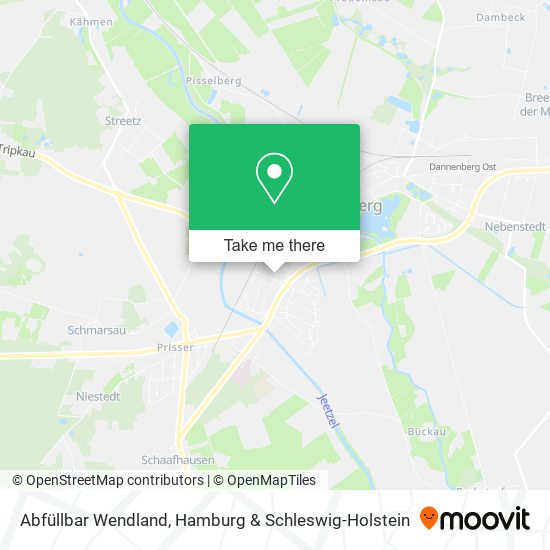 Abfüllbar Wendland map