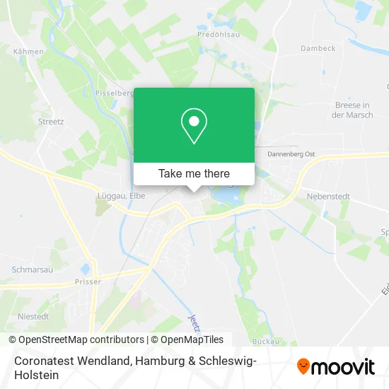 Карта Coronatest Wendland