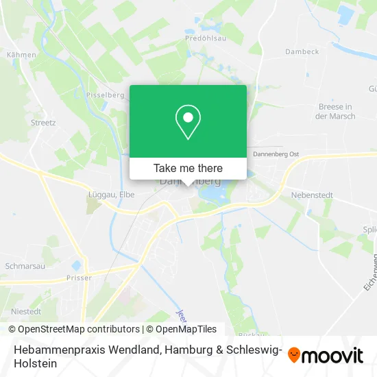 Карта Hebammenpraxis Wendland
