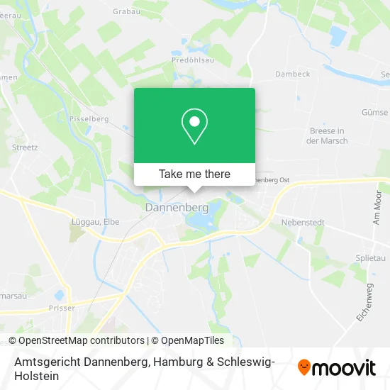 Карта Amtsgericht Dannenberg