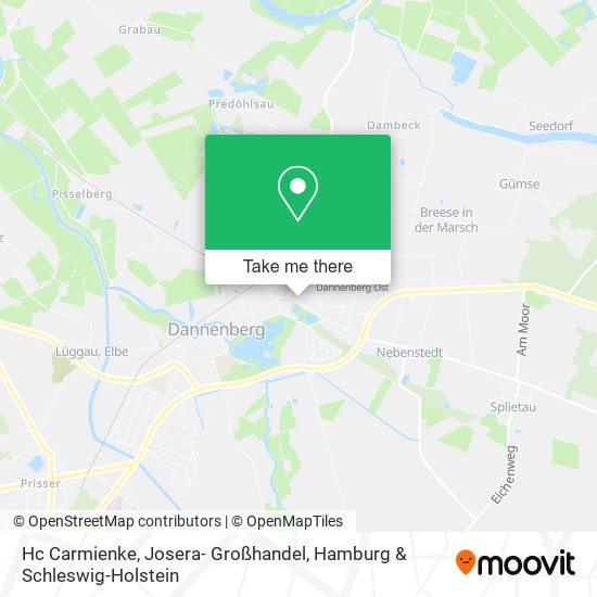Hc Carmienke, Josera- Großhandel map