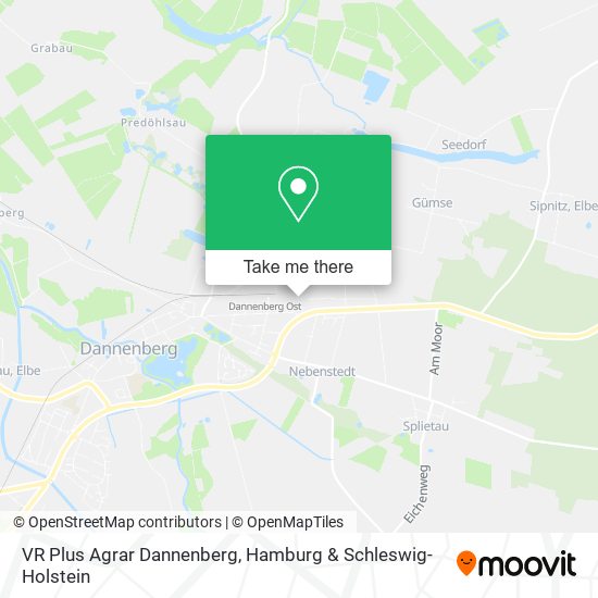 VR Plus Agrar Dannenberg map