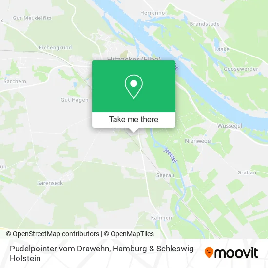 Карта Pudelpointer vom Drawehn