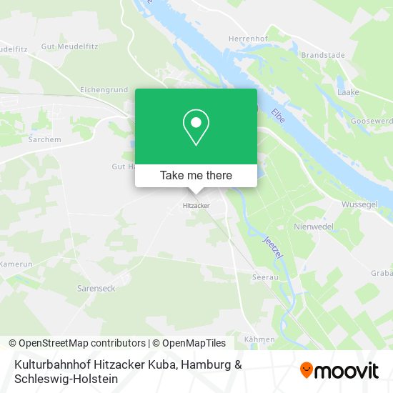 Kulturbahnhof Hitzacker Kuba map