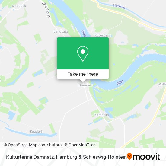 Kulturtenne Damnatz map