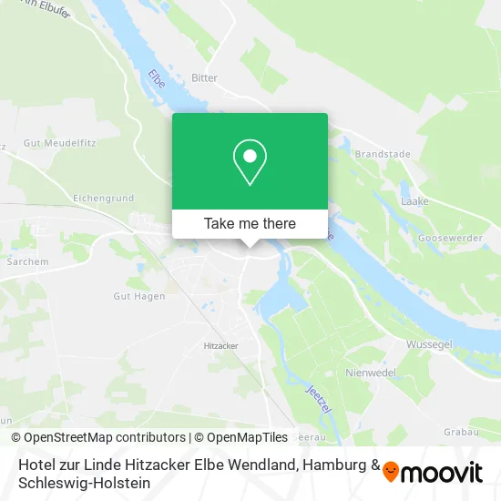 Карта Hotel zur Linde Hitzacker Elbe Wendland