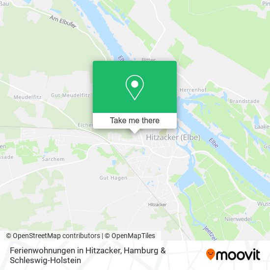 Ferienwohnungen in Hitzacker map
