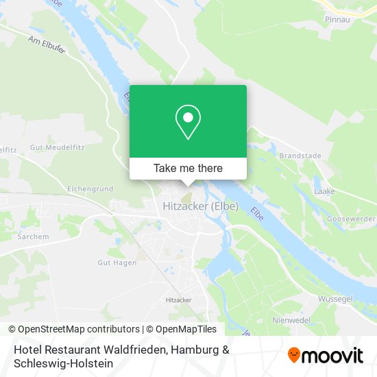 Hotel Restaurant Waldfrieden map