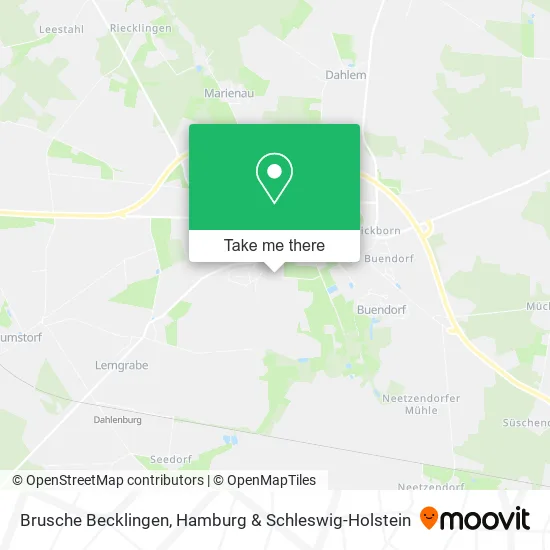 Карта Brusche Becklingen