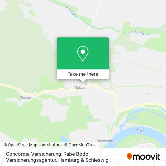 Concordia-Versicherung, Rabe Bodo Versicherungsagentur map
