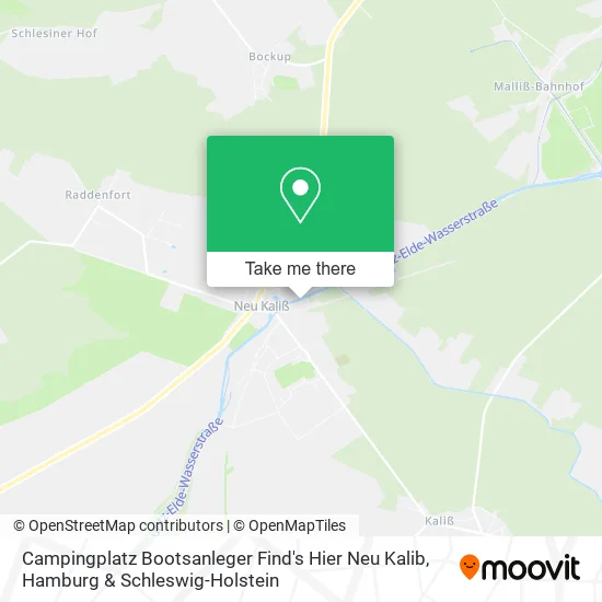 Карта Campingplatz Bootsanleger Find's Hier Neu Kalib