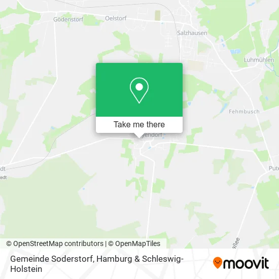 Карта Gemeinde Soderstorf