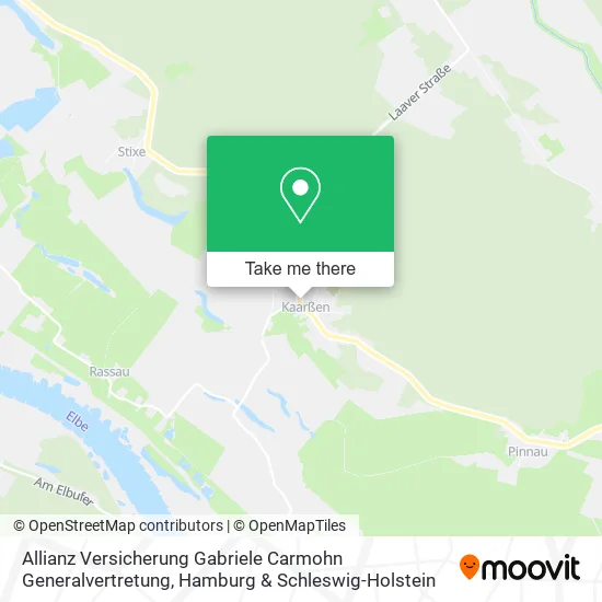 Карта Allianz Versicherung Gabriele Carmohn Generalvertretung